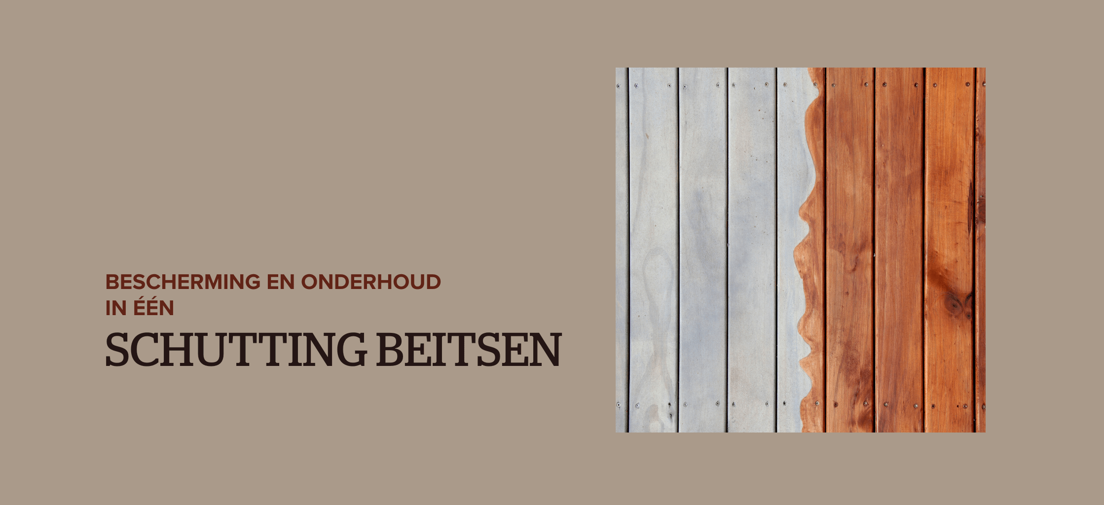 schutting beitsen
