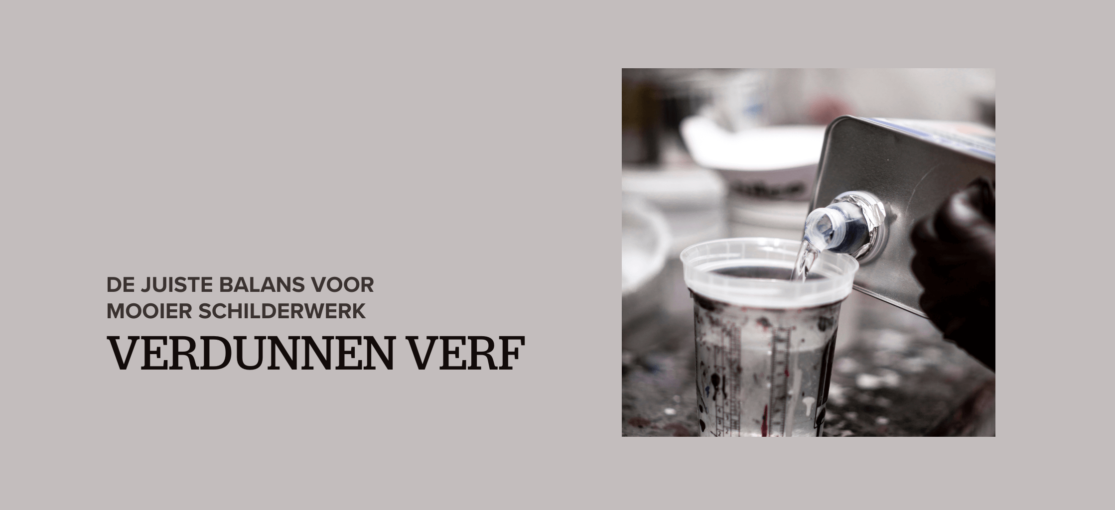 verdunnen verf