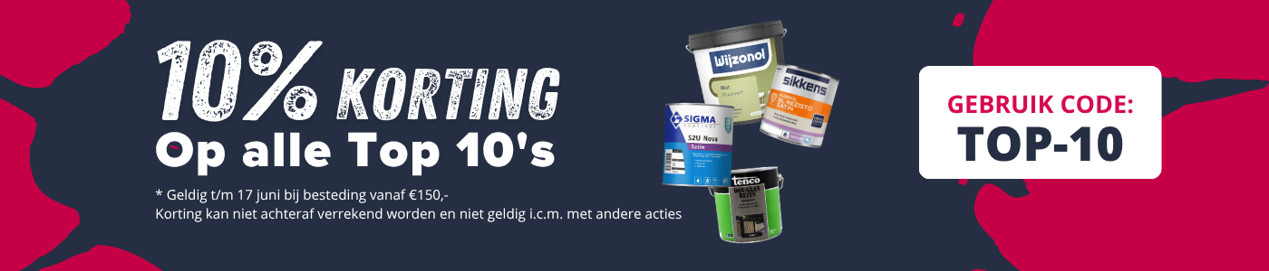 10% korting op alle top 10's!